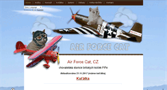 Desktop Screenshot of airforcecat.cz